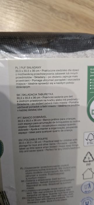 Miś polarny pufa dla dzieci