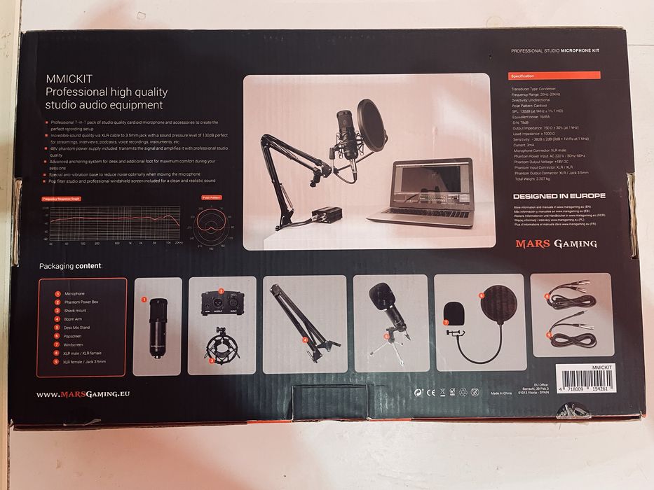 MMICKIT 7-IN-1 MICROPHONE (Praticamente Novo)