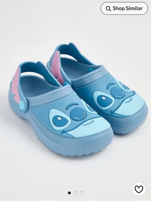 Шльопанці Стіч Stitch сабо крокс крокси Crocs 33 34 j2