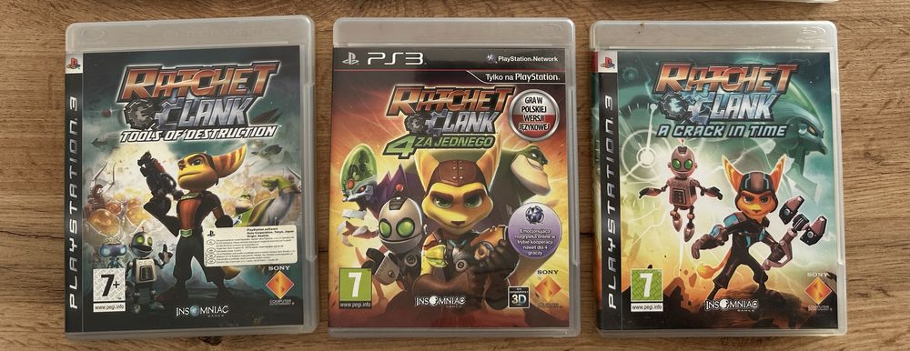 4 gry z serii Ratchet and Clank na PS3