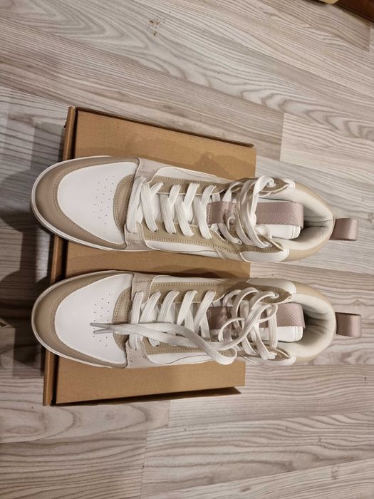 On/męskie Obuwie Trampki/Buty sportowe do kostki H&M r.46 beżowe. NEW.