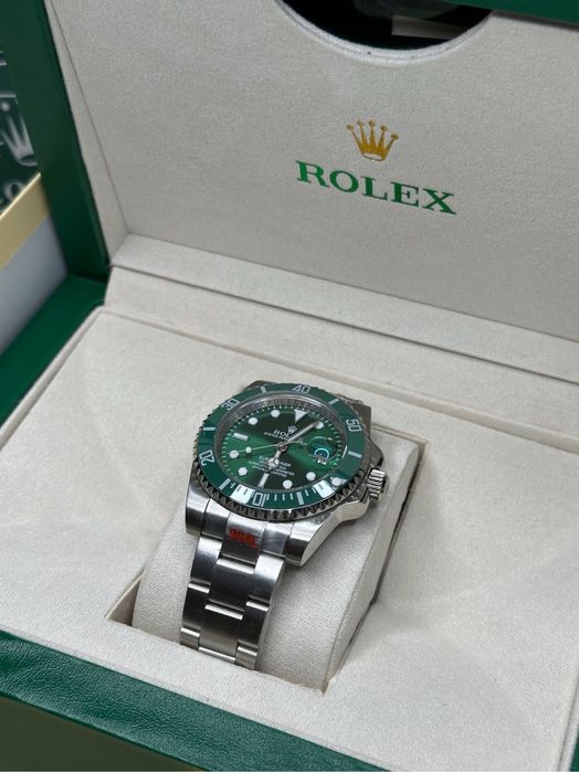 Годинник ролекс rolex submariner date green
