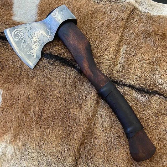 Сокира ручної роботи Нептун TR30 Топор с гравировкой на подарок