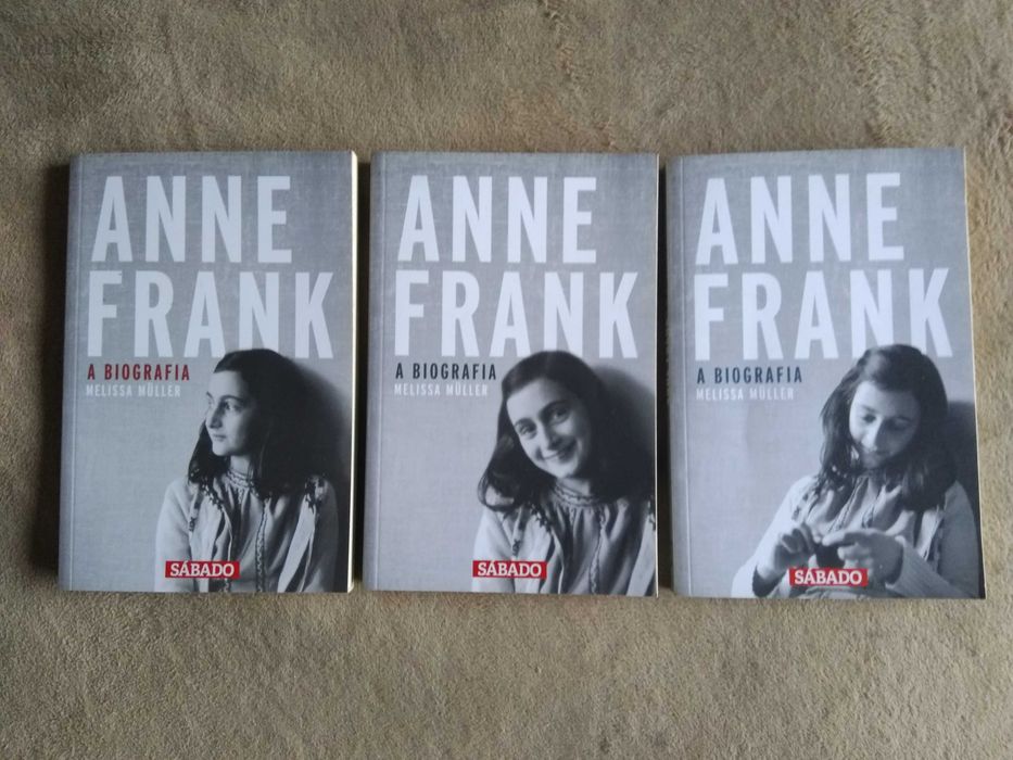 Coleção 3 livros a Biografia de Anne Frank