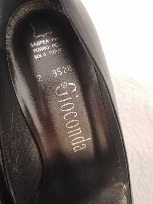 Sapatos pele, GIOCONDA, NOVOS, nr 36