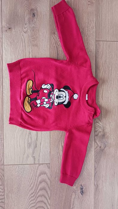 Sweterek świąteczny chłopięcy rozmiar 74