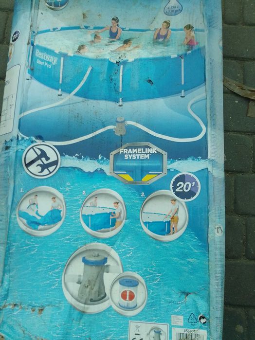 Basen stelażowy bestway 366x76