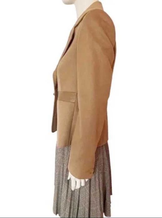 Шерстяной пиджак MaxMara camel samovar jacket, p.M