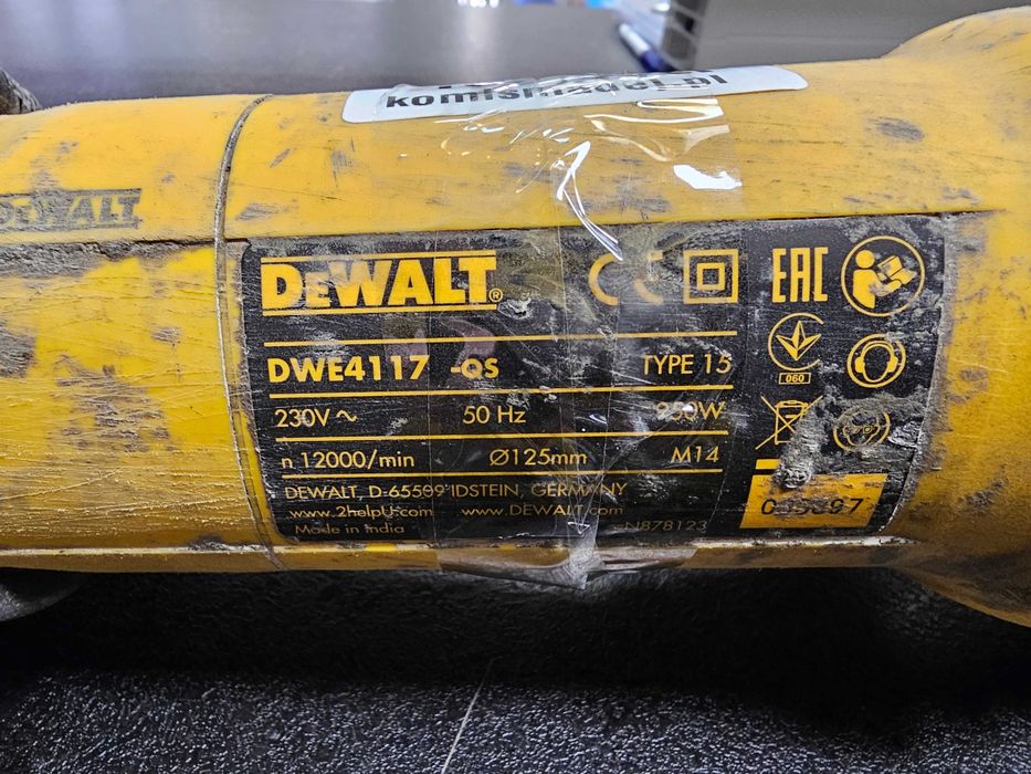 Szlifierka Kątowa DeWalt DWE4117 * Komis Madej Gorlice