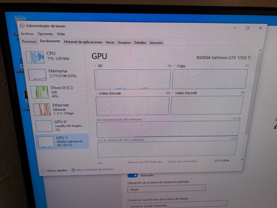 PC Gaming Dell Optiplex 3050 / i7-6700 / 16GB Ram / GTX 1050 Ti