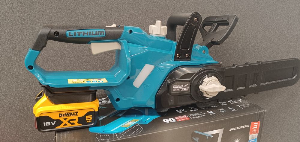 Pilarka łańcuchowa Dedra 18v Adapter DeWalt Makita Milwaukee