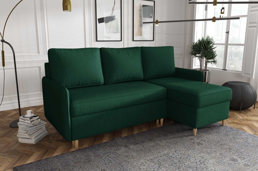 Narożnik Milano. Rogówka, Kanapa. Sprężyny bonell, automat, pojemniki!