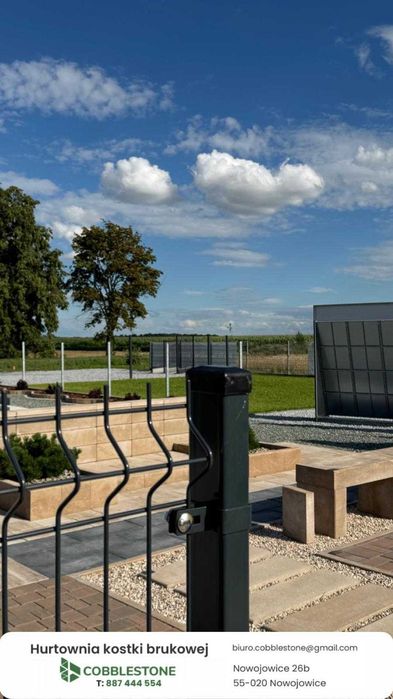 Panel 3D 2D ogrodzenie komplet + transport tanio – Wrocław i okolice