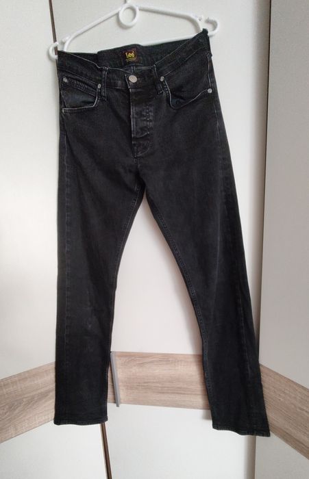 Lee spodnie czarne damskie rozmiar 30/32