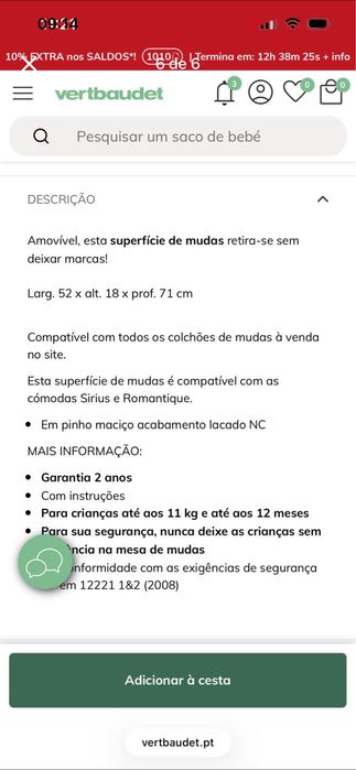 Estrutura muda fraldas