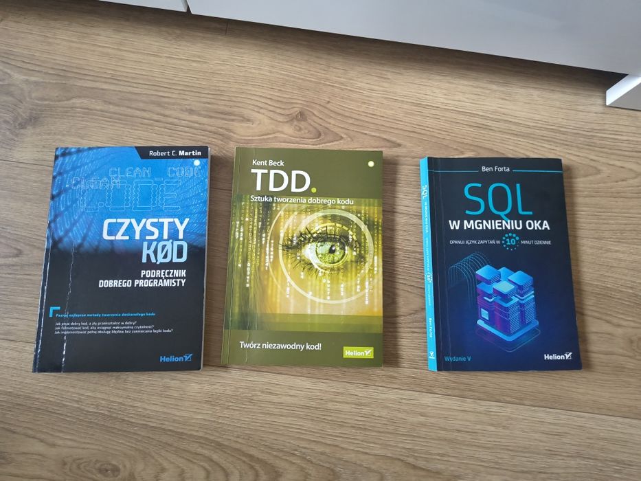 Książki programistyczne – Clean Code, TDD, SQL