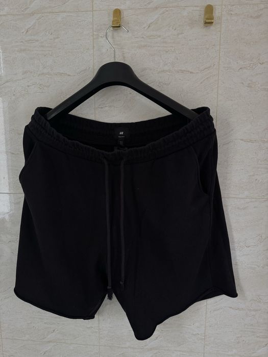 Шорти H&M XL  Regular Fit Коттон Трикотаж Чорні