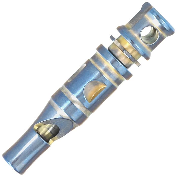 Gwizdek sygnalizacyjny Bestech Whistle Blue/Gold Titanium z (BM02A)