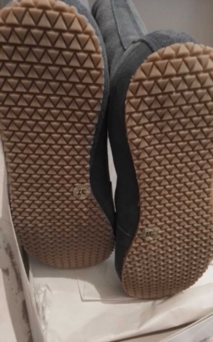 Чобітки бавовняні з замшею,р 37