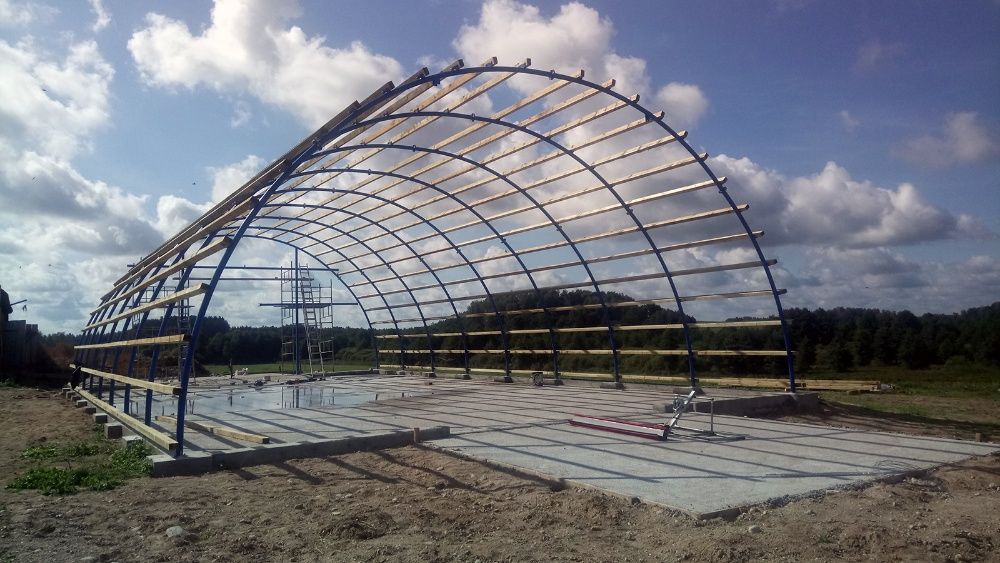 Hala Łukowa Garaż Obora Hangar Wiata