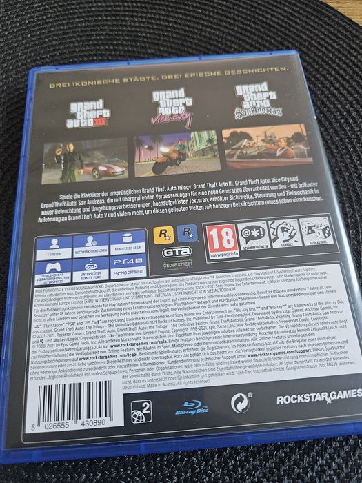 GTA trilogy PS4 PS5