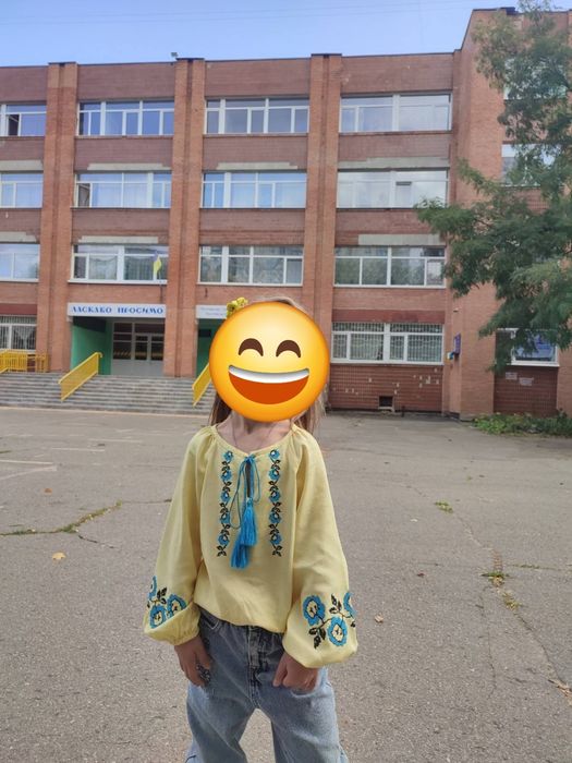 Вишиванка Mevis для дівчинки р.122