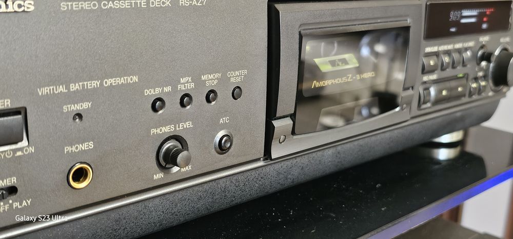 Technics RS-AZ7 deck kasetowy - jak nowy, idealny stan.