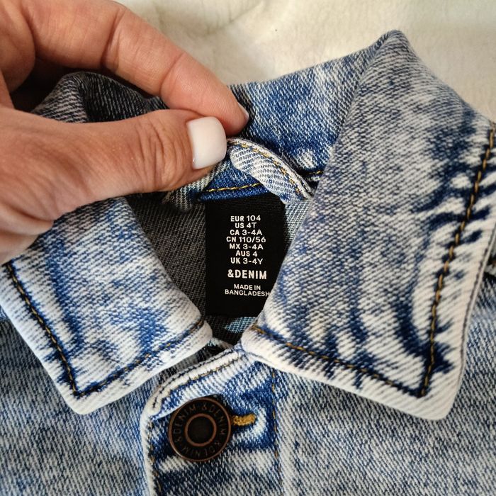 Джинсовка , джинсова куртка H&M 104