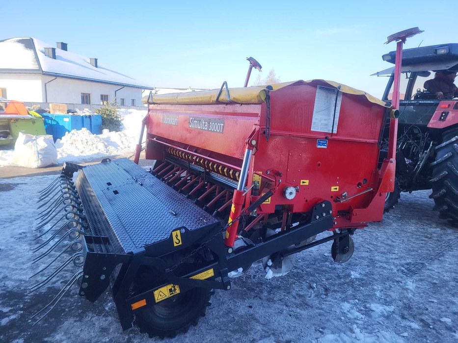Siewnik bezorkowy talerzowy Junkkari Simulta 3000.Super stan