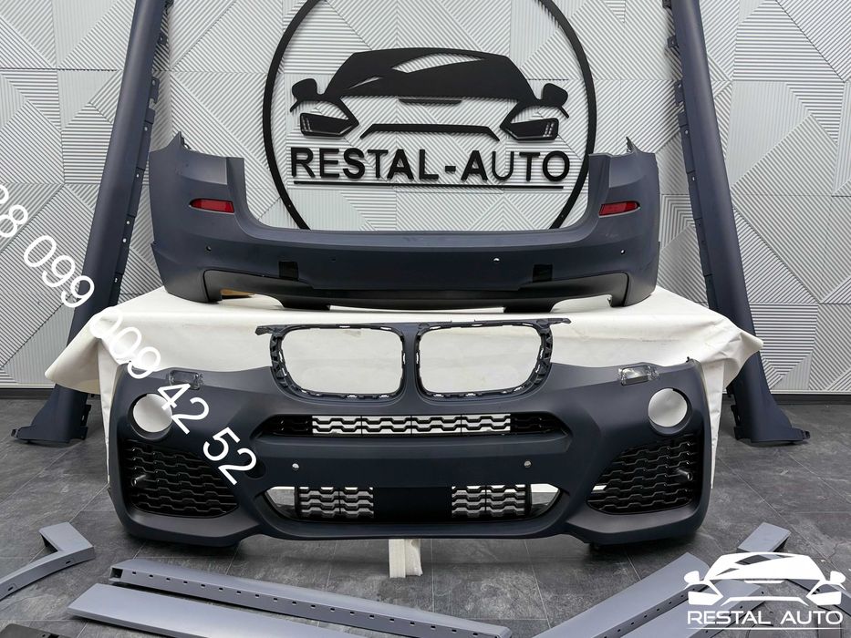 обвіс передній бампер задній пороги арка на BMW X3 F25 2014-2017 року M-Paket