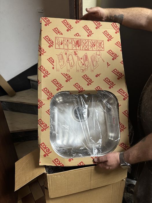 Lava Loiça Teka STYLO 1C1E Inox a estrear