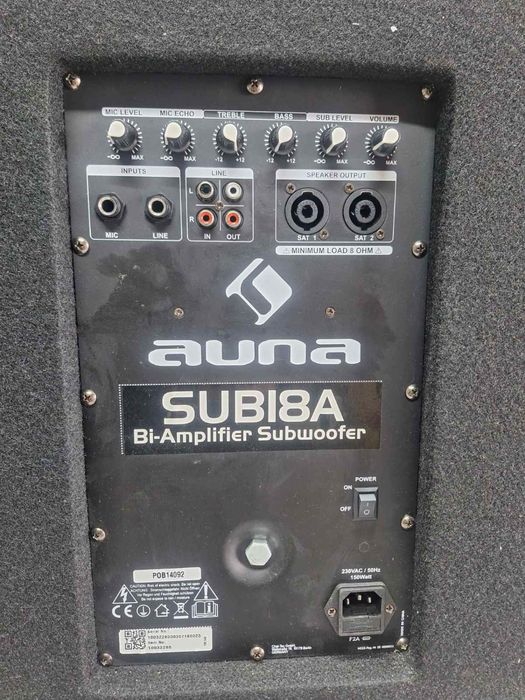 Сабвуфер активный  Auna cube 1812 (Германия)