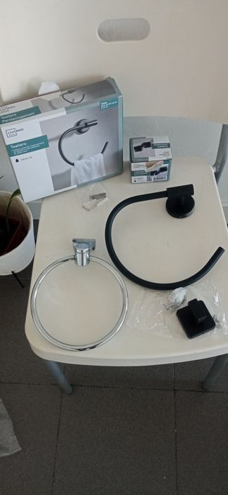 Toalheiros e ganchos/cabide toalhas