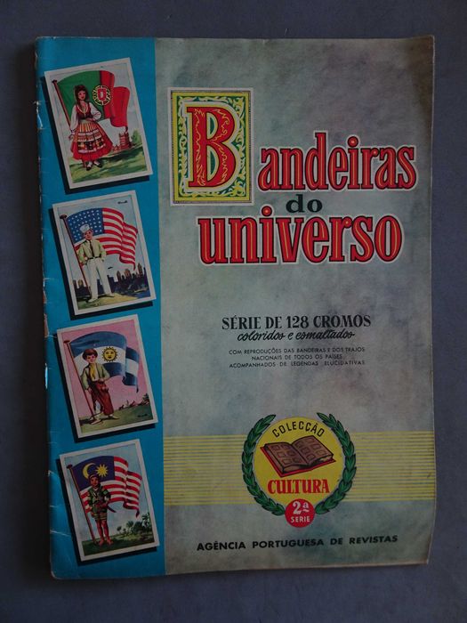 Caderneta de cromos Bandeiras do Universo (Faltam 14 cromos)
