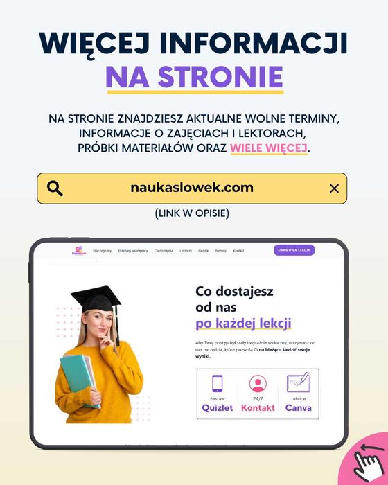 Zajęcia / korepetycje z języka angielskiego online. Fv.