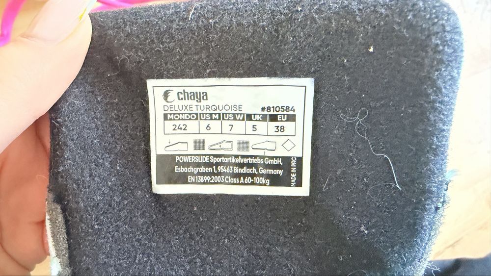 Wrotki Chaya Meldose Deluxe Turquoise roz. 38