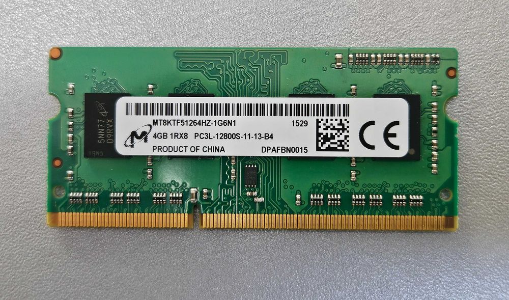 Оперативная память DDR3 SODIMM 4GB 1600 1333