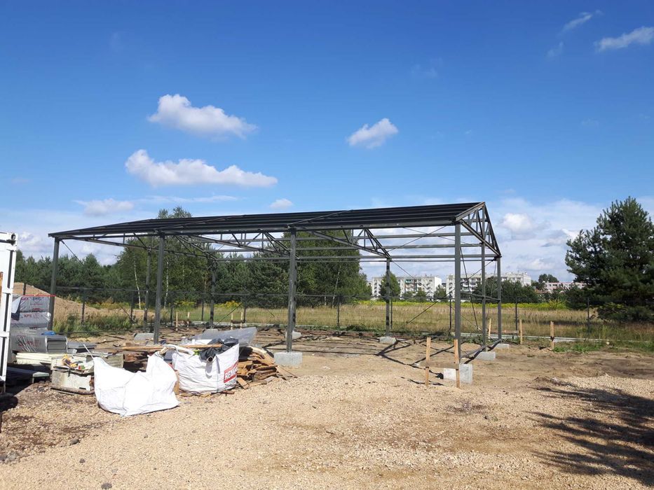 Wiata, konstrukcje stalowe, magazyny, budynki gospodarcze