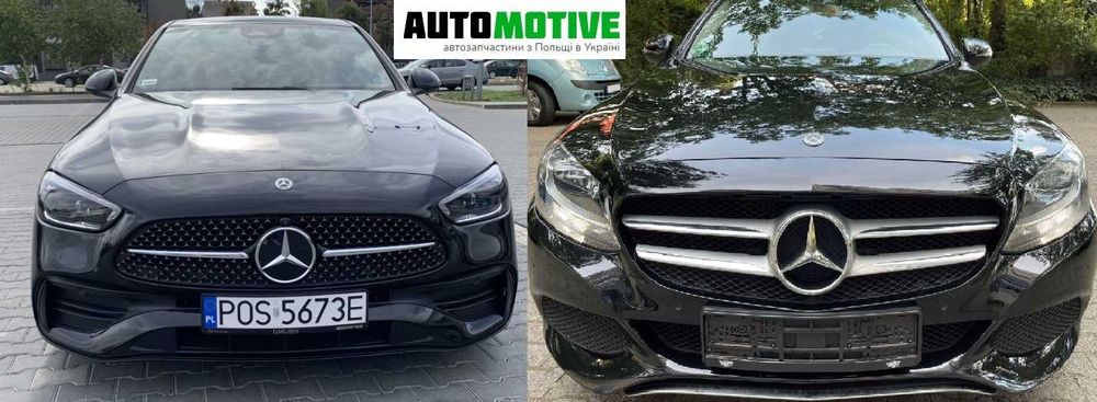 mercedes C w205 w206 бампер передній задній, б/у розборка