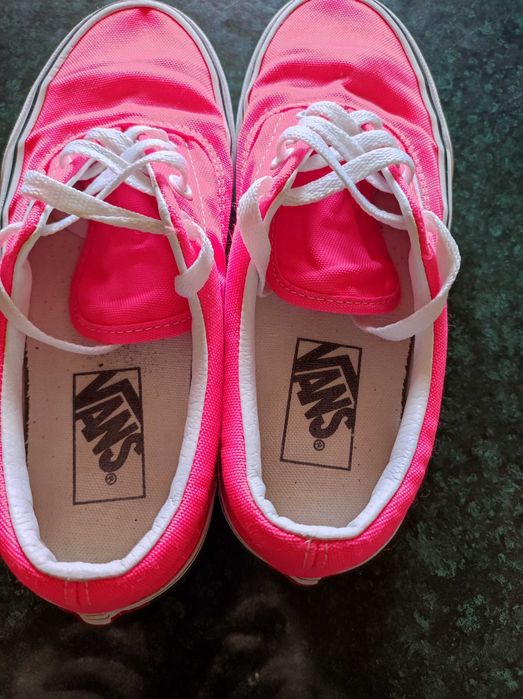 Trampki VANS różowe neonowe 36