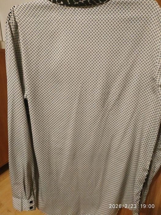Bluzka damska szaro czarna, r L, Vero moda, używana