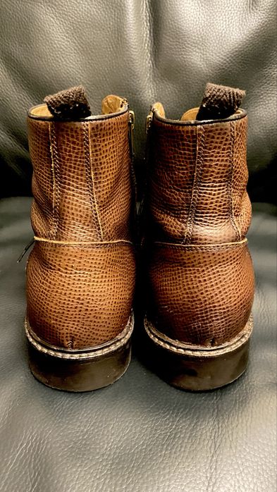 Botas em Pele Massimo Dutti