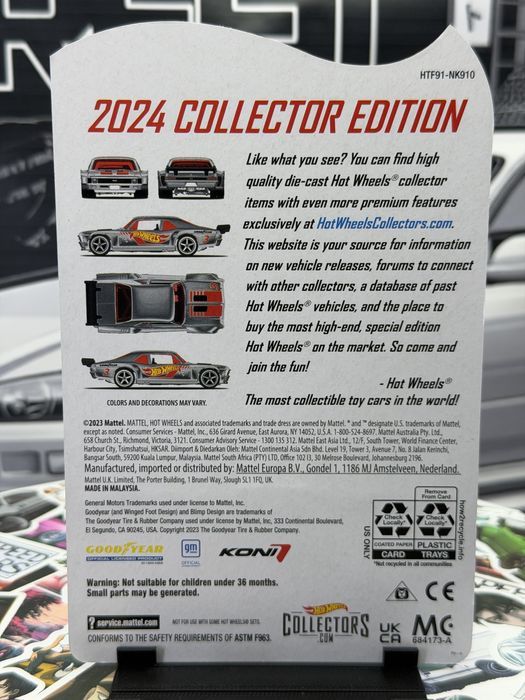 Hot Wheels - Collector Edition - Custom 70 Chevy NOVA- BOX 23