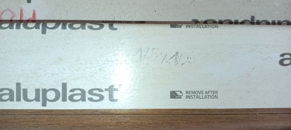Drzwi plastikowe złoty dąb, nowe, 185x106