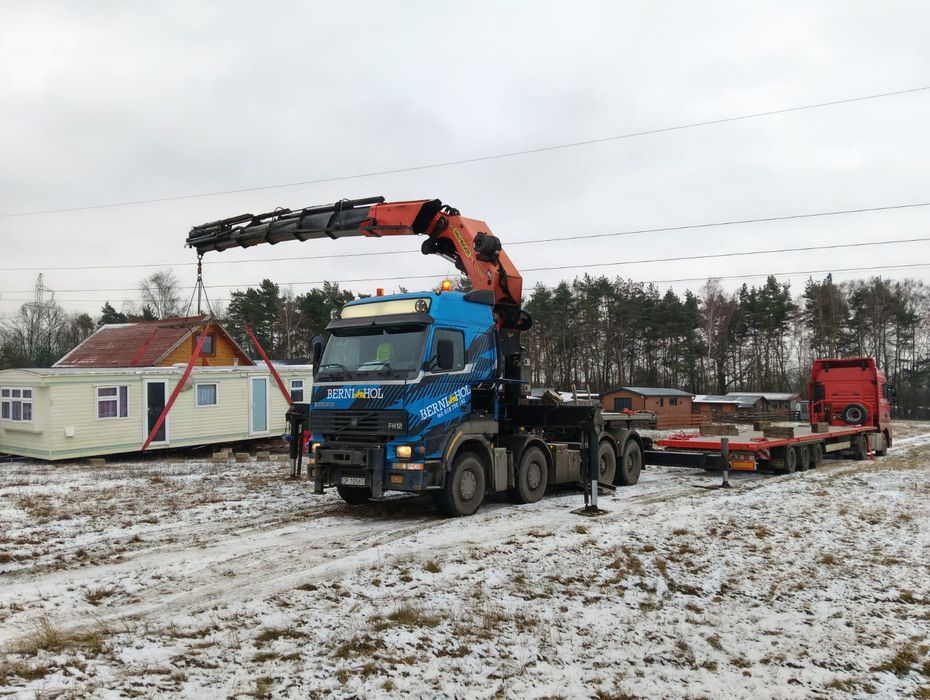 Relokację maszyn przemysłowych transport usługi hds dźwigowe 40 t 36m