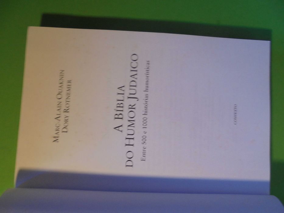Ouaknin (Marc. Alain-Dory Rotnemer);A Bíblia do Humor Judaico