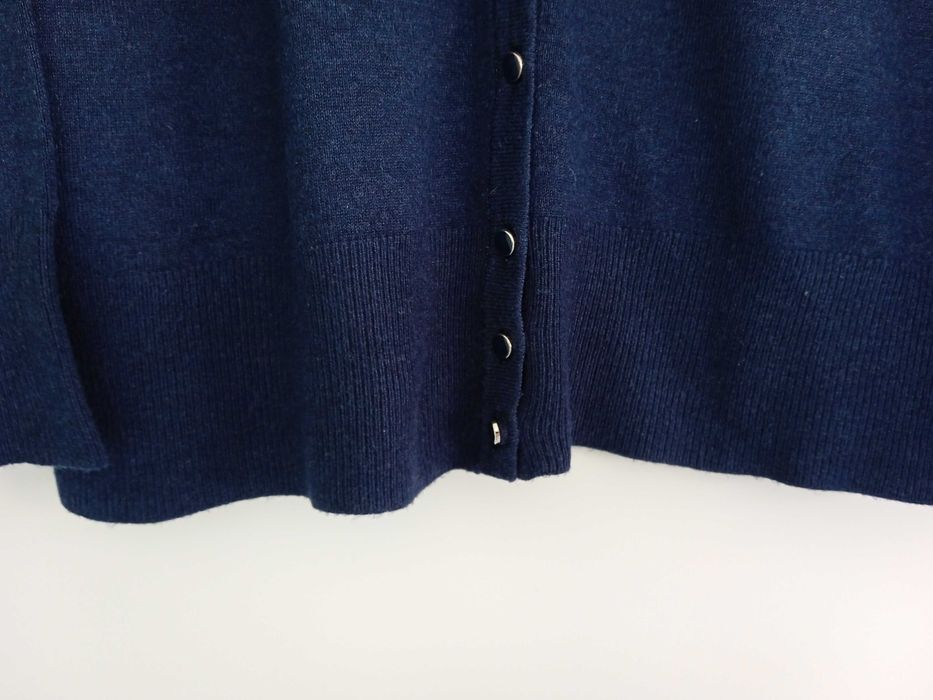 Sweter damski - rozpinany - granatowy - roz. 38 -
