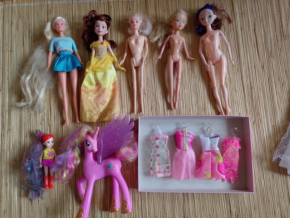 Lalki Barbie i inne zabawki,używane.