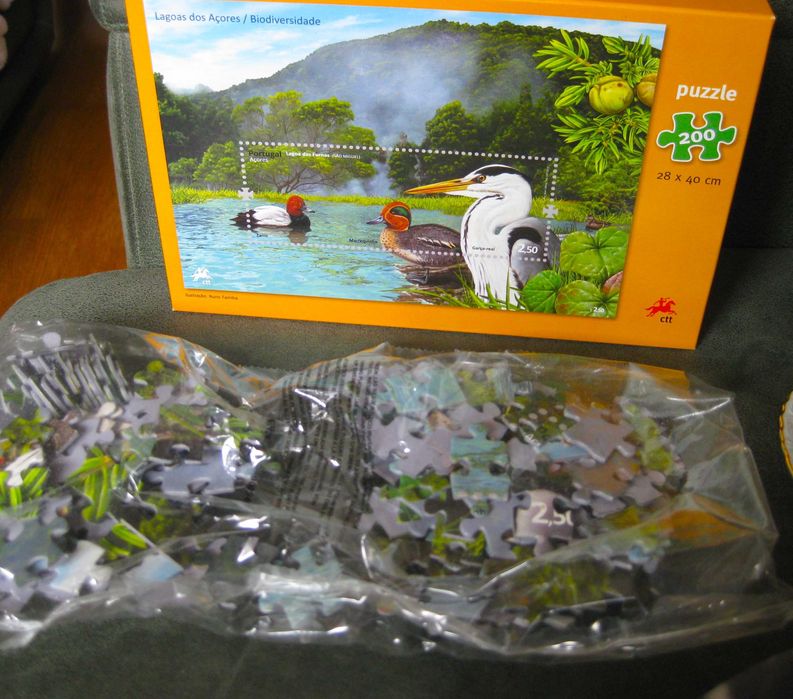 PUZZLE lagoas dos Açores / Biodiversidade 200 Peças