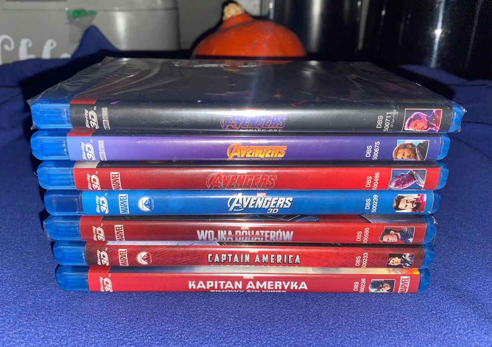 Zestaw Marvel 2D+3D Blu-Ray PL